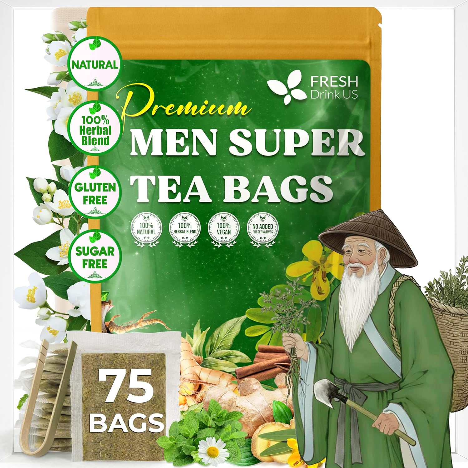 FreshDrinkUS Super Tea para Hombres - foto 1